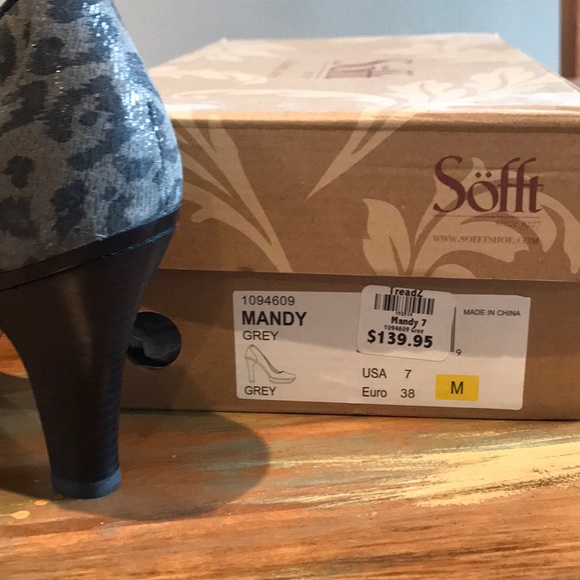 Sofft Premier Mandy Grey High Heel NWT - Picture 6 of 8